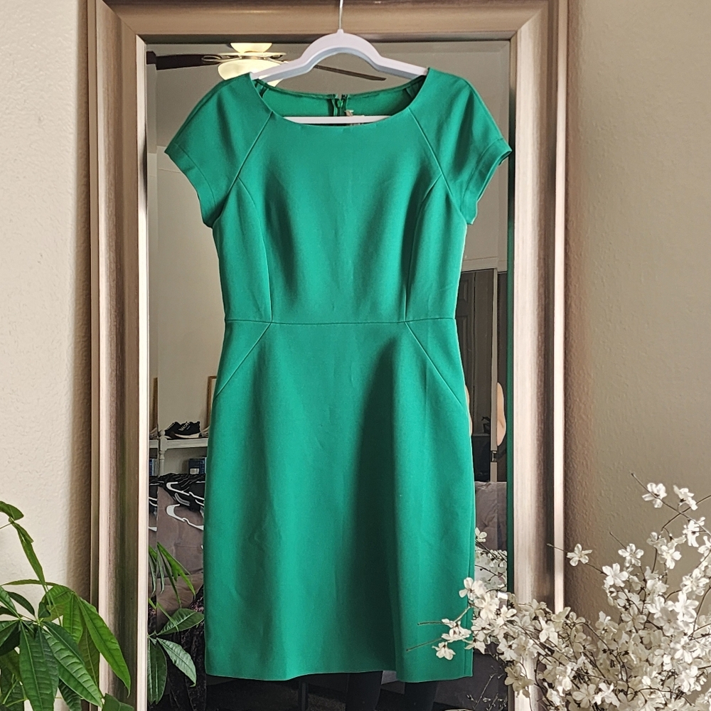 J. Crew Green Midi Dress - Picture 7 of 7